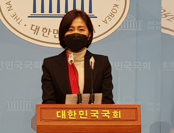 국민의힘 수석대변인 허은아 의원.
