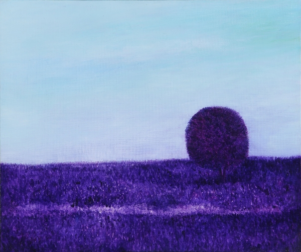 나홀로 나무,38.0x45.5cm,oil on canvas,2020