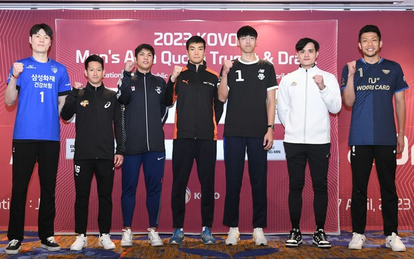 ▲ 아시아쿼터제로 영입된 남자부 선수들의 모습(출처 : KOVO뉴스 공식 홈페이지)