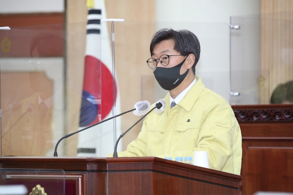 5분 발언하는 김수환 의원(사진=고양시의회)
