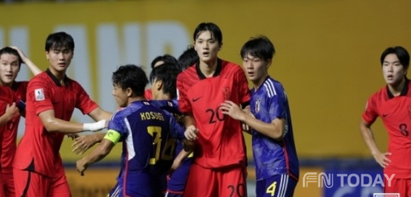 2023 아시아축구연맹(AFC) U-17 아시안컵 결승전, 한국 일본에 0-3 패...한수적 열세와 선제 실점 극복 못해